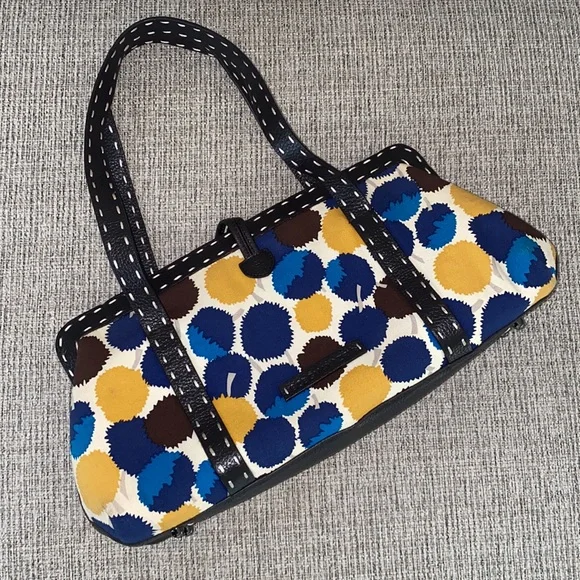 Vintage BCBGMaxAzria Stitched Purse - Picture 7 of 7